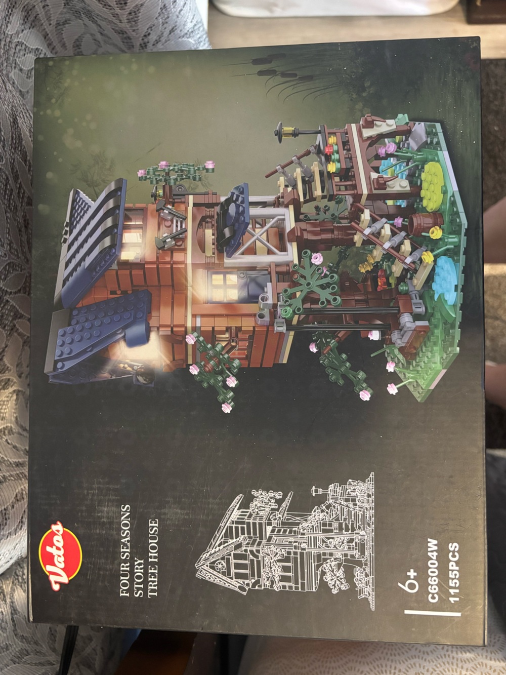 Lego Brown and Blue Treehouse Building Set